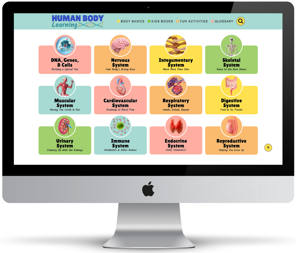 Human Body Learning website