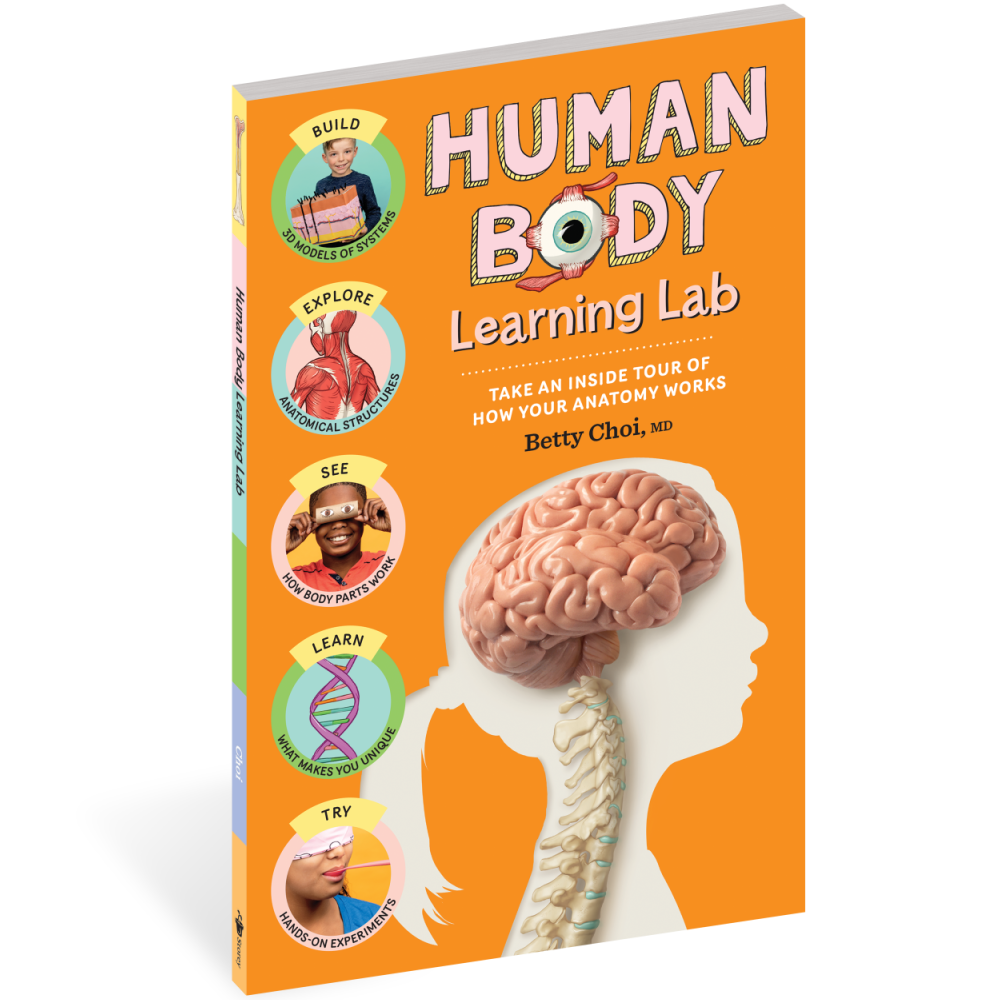Human Body Learning Lab anatomy book for kids cover